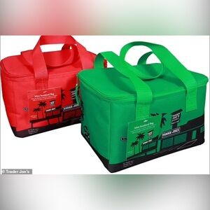 LIMITED EDITION Trader Joe’s Mini Insulated Tote Bag / Lunch Box RED